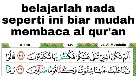 Nada Paling Mudah Di Tiru Untuk Belajar Membaca Al Qur An Dengan Bagus