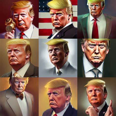 A Portrait Painting Of Donald Trump By Greg Stable Diffusion Openart