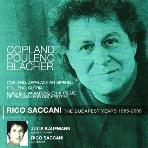 Amazon Co Jp Copland Appalachian Spring Poulenc Gloria Blacher