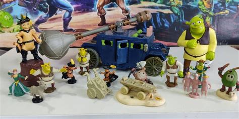 Vintage Shrek Set Figure, Hobbies & Toys, Toys & Games on Carousell