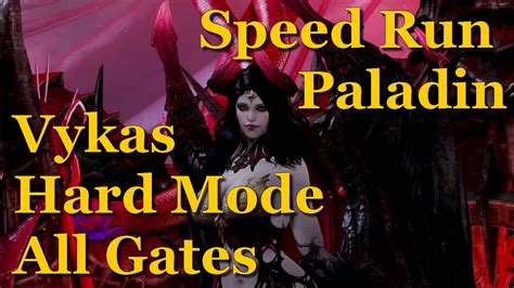 Lost Ark Vykas Hard Mode All Gates Speed Run Paladin Youtube