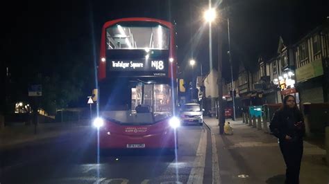 Shabby FRV TFL Bus Route N18 Harrow Weald Trafalgar Square Volvo