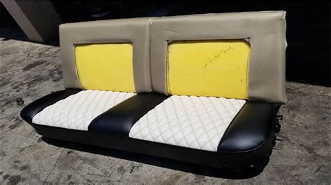 Como Tapizar Un Asiento Personalizado Custom Bench Seat Youtube