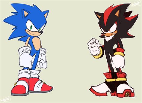 Shadow And Sonic Shadow The Hedgehog Wallpaper Fanpop