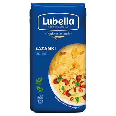 Lubella Makaron łazanki 500 g Torimpex Toruń