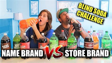 Which Is Best Name Brand Vs Generic Store Brand Blind Soda Taste Test