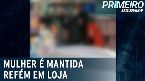 SP mulher é feita de refém na mira de faca em loja na zona norte