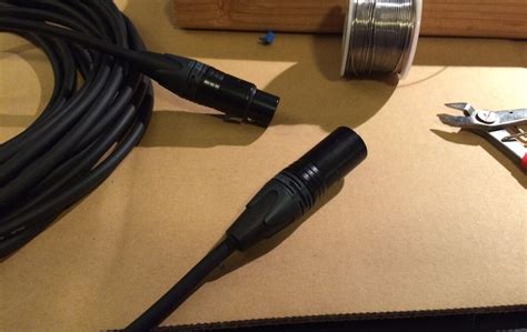 Making Your Own Xlr Cables Studio Diy Izzos Blue Light Productions