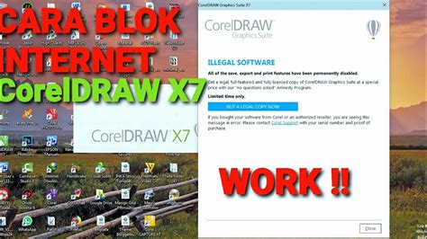 Cara Blok Koneksi Internet Corel X Agar Tidak Terdeteksi Bajakan Youtube