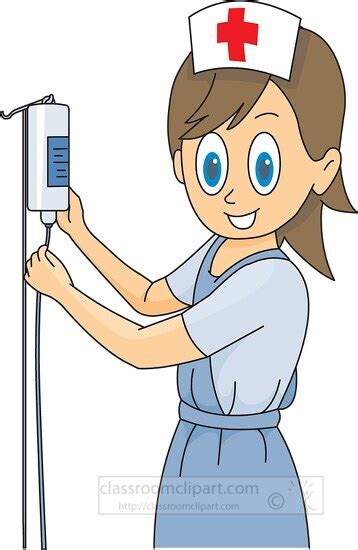 Nurse With Syringe Clip Art