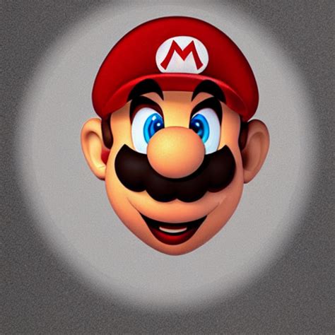 Prompthunt Hyperrealistic Super Mario With Pizza Eyes