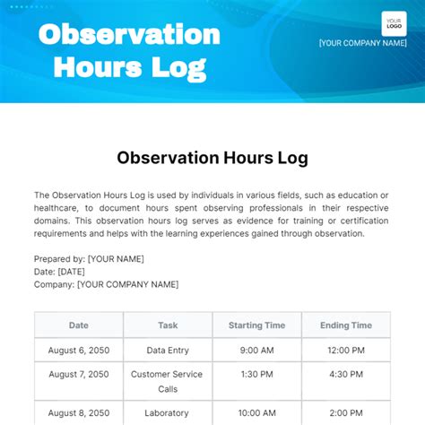 Free Log Templates Edit Online And Download