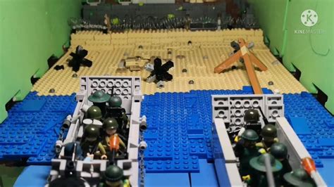 Lego Ww2 D Day Omaha Beach Stop Motion Youtube