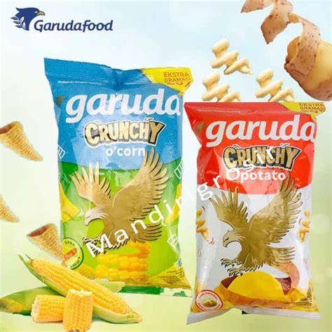 Jual Crunchy O Corn Crunchy Potato Garuda Snack Kentang Jagung