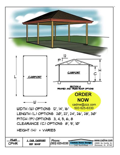 Hip Roof Carport Designs - Carport Idea