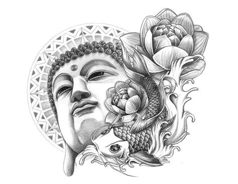 Buddha Tattoo Drawing