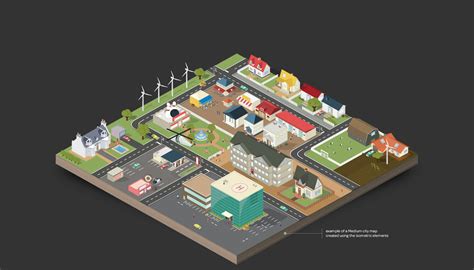 Isometric Maps Creator Isometric City Map Builder Vector Map Creator