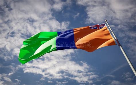 Sultanat National Flag On White Background Isolated Stock Illustration