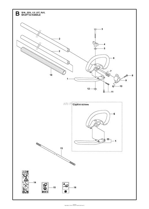 Husqvarna 525 Lst 2013 03 Parts Diagram For Shaft Handle