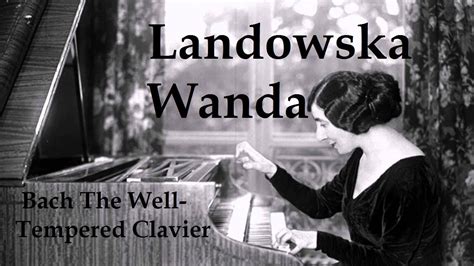 Wanda Landowska Bach The Well Tempered Clavier Harpsichord Book