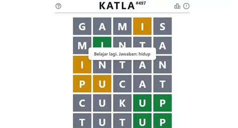 Kunci Jawaban Kuis Game Katla Hari Ini Juni Dan Artinya