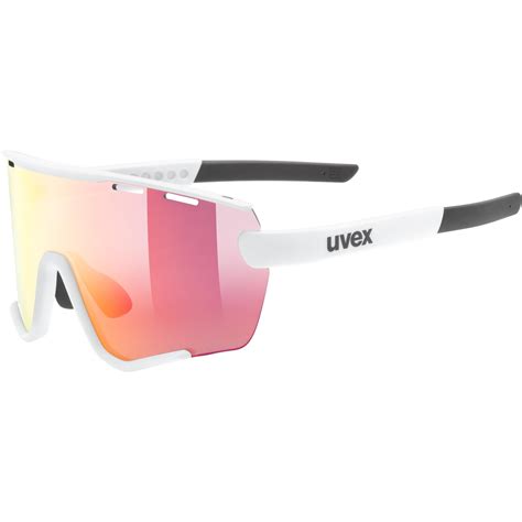 Uvex Sportstyle 236 Small Set Brille White Matt Mirror Red Clear