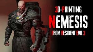 Nemesis T Type Resident Evil D Print Stl Outros Dfg