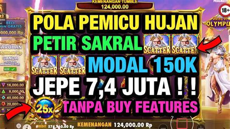 HUJAN PETIR TRIK SLOT GACOR MODAL RECEH 150K JP 7 4 JT SLOT GACOR