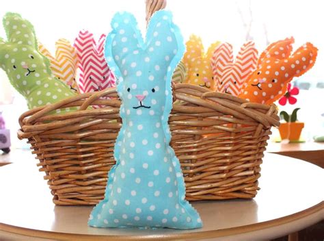 Easy Easter Bunny Tutorial to Make- Fabric Bunny Plush - A Crafty Life