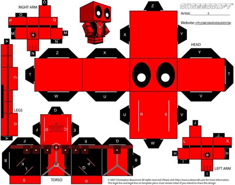 Papercraft Deadpool New Kids On The Geek