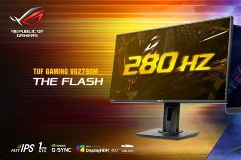 Asus TUF Gaming VG279QM: IPS-Gaming mit 280 Hertz