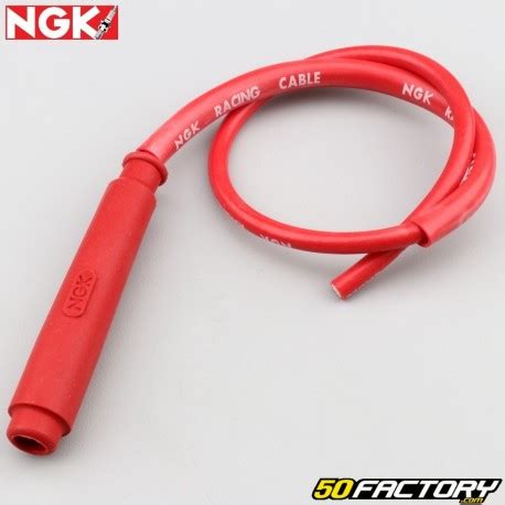 Antiparasites avec fil rouge NGK Racing cable CR1 Pièce moto