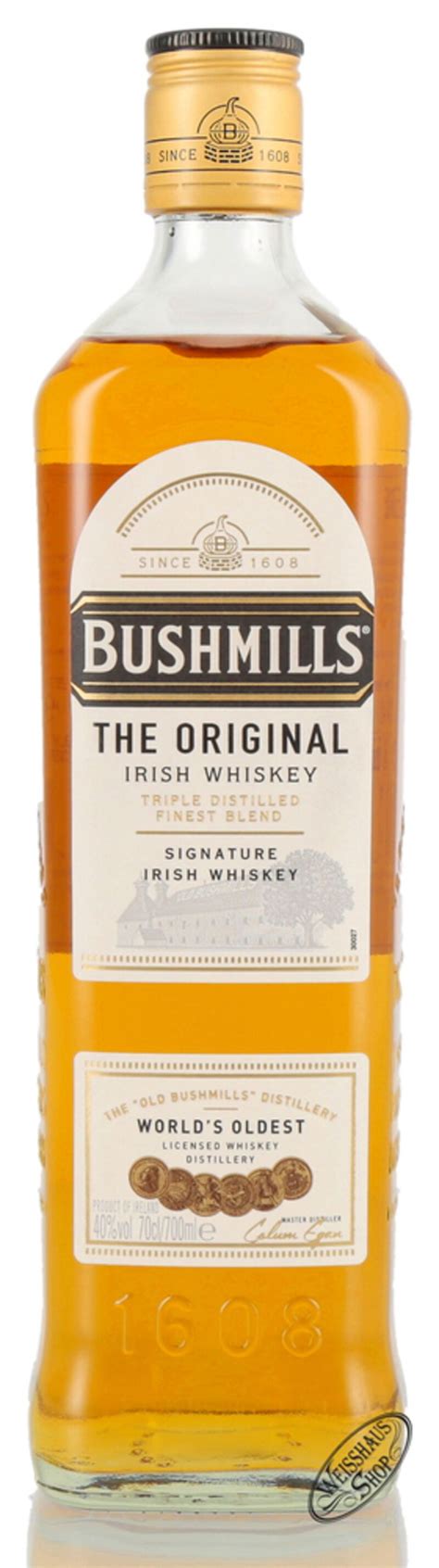 Bushmills Original Irish Whiskey Vol L Weisshaus Shop