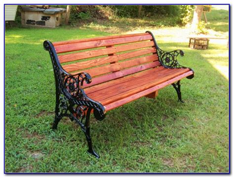 Wood And Wrought Iron Bench - Bench : Home Design Ideas #a5PjrlxpP9105844