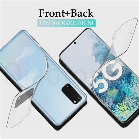 Película Hydrogel Hd Frente E Verso Galaxy S20 Anti Impacto Cobre