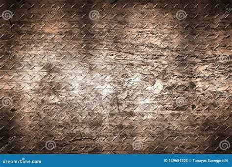 Brown Metal Background And Texture Stock Illustration Illustration Of