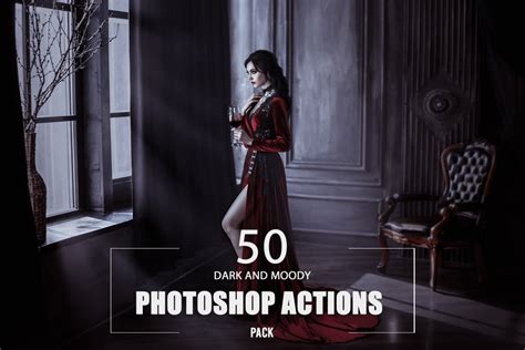 50 Dark And Moody Photoshop Actions Deeezy