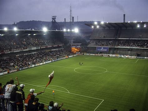 Stade Maurice Dufrasne In Liege Belgium Image Free Stock Photo