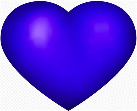 HD Dark Blue Heart Love Valentine Day Romantic PNG Blue Heart Love