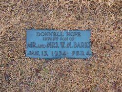 Donnell Hope Barks Memorial Find A Grave