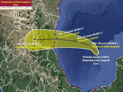 Cuándo llega ciclón a Nuevo León y cuál será su trayectoria