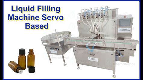 Servo System Liquid Filling Machine YouTube