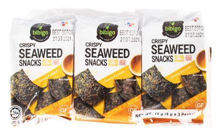 Crispy Seaweed Snack Sesame Kmonstar Mini Mart