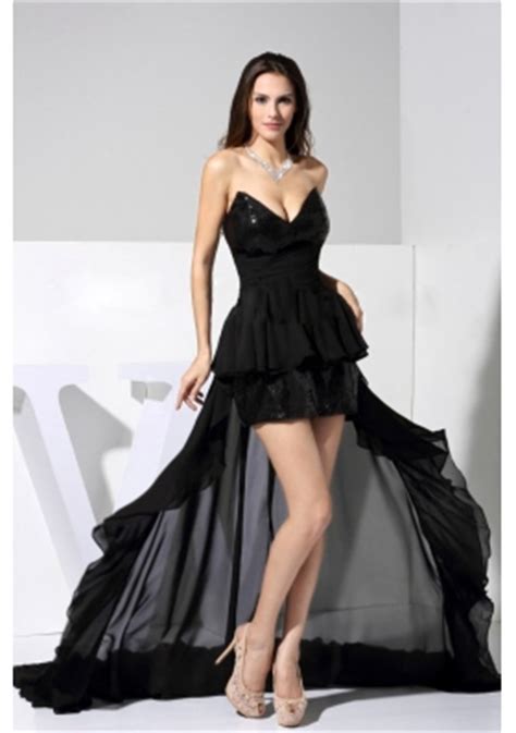 Good Formal Dresses Formal Black High Low Dresses