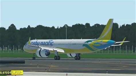 Xplane11 Ceb745 Cebu Pacific A321neo Landing In Manila From Hanoi