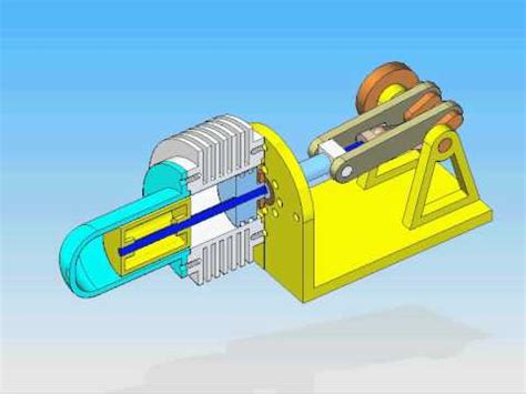 Esquema De Funcionamiento Motor Stirling Youtube