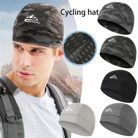 Cooling Skull Cap Quick Dry Helmet Liner Sweat Wicking Cycling Running