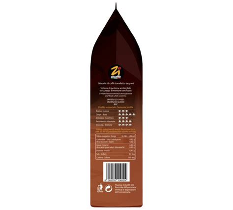 Zicaff Kg Caf En Grains Pour Pro Linea Bruna Espresso Italien Intense