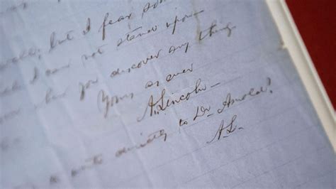 A 1854 handwritten letter from Abraham Lincoln donated to the ALPLM