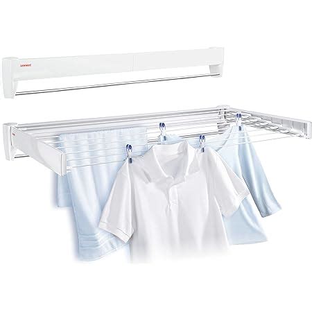 Step Up Laundry Drying Rack Airer Wall Mounted Retractable Clothes